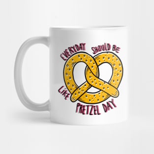 Pretzel Day Mug